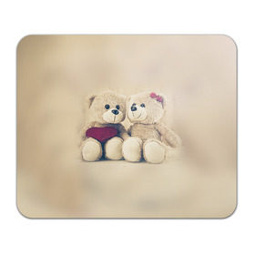 Коврик прямоугольный с принтом Love teddy bears в Курске, натуральный каучук | размер 230 х 185 мм; запечатка лицевой стороны | 14 февраля | bears | teddy | валентин | день святого валентина | игрушки | медведи | милый | мимими | мишка | мишки | подарки | подарок | подарок девушке | подарок парню | тедди