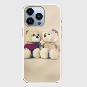 Чехол для iPhone 13 Pro с принтом Love teddy bears в Курске,  |  | 14 февраля | bears | teddy | валентин | день святого валентина | игрушки | медведи | милый | мимими | мишка | мишки | подарки | подарок | подарок девушке | подарок парню | тедди
