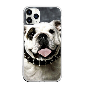 Чехол для iPhone 11 Pro Max матовый с принтом Английский бульдог в Курске, Силикон |  | животное | порода | собака | французский бульдог