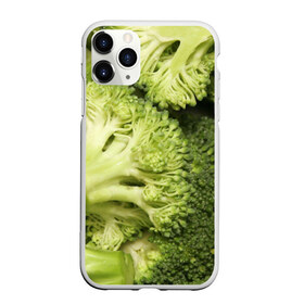 Чехол для iPhone 11 Pro матовый с принтом Брокколи в Курске, Силикон |  | Тематика изображения на принте: vegan | vegetarian | брокколи | будизм | веган | вегетарианство | йога | сыроедение | фитнес