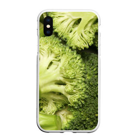 Чехол для iPhone XS Max матовый с принтом Брокколи в Курске, Силикон | Область печати: задняя сторона чехла, без боковых панелей | vegan | vegetarian | брокколи | будизм | веган | вегетарианство | йога | сыроедение | фитнес
