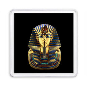 Магнит 55*55 с принтом Фараон Тутанхамон в Курске, Пластик | Размер: 65*65 мм; Размер печати: 55*55 мм | египет | тутанхамон | фараон | фараон тутанхамонмаска фараона