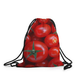 Рюкзак-мешок 3D с принтом Томатная в Курске, 100% полиэстер | плотность ткани — 200 г/м2, размер — 35 х 45 см; лямки — толстые шнурки, застежка на шнуровке, без карманов и подкладки | tomato | vegan | vegetarian | будизм | веган | вегетарианство | йога | помидор | сыроедение | томат | фитнес | ягода