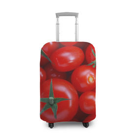 Чехол для чемодана 3D с принтом Томатная в Курске, 86% полиэфир, 14% спандекс | двустороннее нанесение принта, прорези для ручек и колес | tomato | vegan | vegetarian | будизм | веган | вегетарианство | йога | помидор | сыроедение | томат | фитнес | ягода