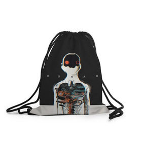 Рюкзак-мешок 3D с принтом Three Days Grace 1 в Курске, 100% полиэстер | плотность ткани — 200 г/м2, размер — 35 х 45 см; лямки — толстые шнурки, застежка на шнуровке, без карманов и подкладки | three days grace
