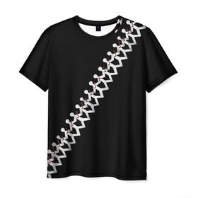 Мужская футболка 3D с принтом Three Days Grace 9 в Курске, 100% полиэфир | прямой крой, круглый вырез горловины, длина до линии бедер | three days grace