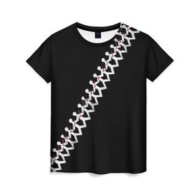 Женская футболка 3D с принтом Three Days Grace 9 в Курске, 100% полиэфир ( синтетическое хлопкоподобное полотно) | прямой крой, круглый вырез горловины, длина до линии бедер | three days grace