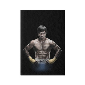 Обложка для паспорта матовая кожа с принтом Мэнни Пакьяо в Курске, натуральная матовая кожа | размер 19,3 х 13,7 см; прозрачные пластиковые крепления | boxing | бокс | боксер | мэнни | мэнни пакьяо | пакьяо | спорт | чемпион мира