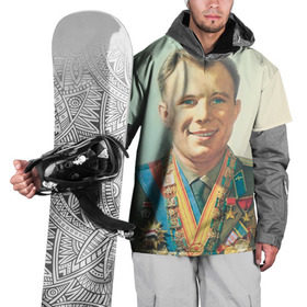 Накидка на куртку 3D с принтом Гагарин 2 в Курске, 100% полиэстер |  | Тематика изображения на принте: гагарин | космос | космос наш | поехали | ретро | ссср | юрий гагарин