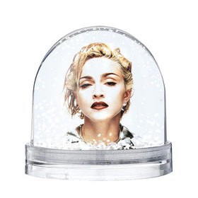 Снежный шар с принтом Мадонна 3 в Курске, Пластик | Изображение внутри шара печатается на глянцевой фотобумаге с двух сторон | madonna | мадонна | музыка