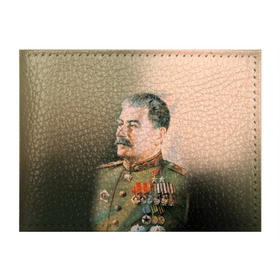Обложка для студенческого билета с принтом Сталин 1 в Курске, натуральная кожа | Размер: 11*8 см; Печать на всей внешней стороне | Тематика изображения на принте: знаменитости | иосиф сталин | ретро | ссср