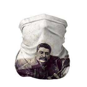Бандана-труба 3D с принтом Сталин 2 в Курске, 100% полиэстер, ткань с особыми свойствами — Activecool | плотность 150‒180 г/м2; хорошо тянется, но сохраняет форму | знаменитости | иосиф сталин | ретро | ссср