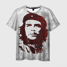 Мужская футболка 3D с принтом Че Гевара 1 в Курске, 100% полиэфир | прямой крой, круглый вырез горловины, длина до линии бедер | ernesto che guevara | куба | революционер | революция | ретро | эрнесто че гевара
