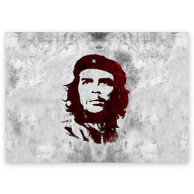Поздравительная открытка с принтом Че Гевара 1 в Курске, 100% бумага | плотность бумаги 280 г/м2, матовая, на обратной стороне линовка и место для марки
 | ernesto che guevara | куба | революционер | революция | ретро | эрнесто че гевара