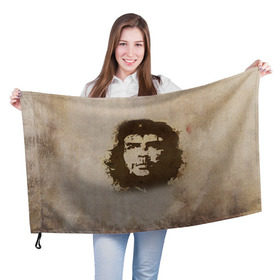 Флаг 3D с принтом Че Гевара 2 в Курске, 100% полиэстер | плотность ткани — 95 г/м2, размер — 67 х 109 см. Принт наносится с одной стороны | ernesto che guevara | куба | революционер | революция | ретро | эрнесто че гевара