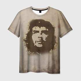 Мужская футболка 3D с принтом Че Гевара 2 в Курске, 100% полиэфир | прямой крой, круглый вырез горловины, длина до линии бедер | ernesto che guevara | куба | революционер | революция | ретро | эрнесто че гевара
