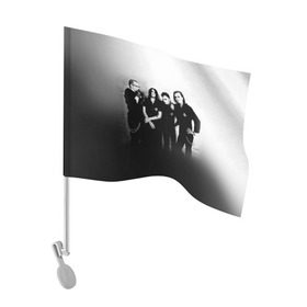 Флаг для автомобиля с принтом Агата Кристи 1 в Курске, 100% полиэстер | Размер: 30*21 см | агата кристи