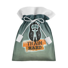 Подарочный 3D мешок с принтом Train hard 2 в Курске, 100% полиэстер | Размер: 29*39 см | bodybuilding | no pain no gain | train hard | бодибилдинг | качалка | пауэрлифинг | тренажерный | фитнес