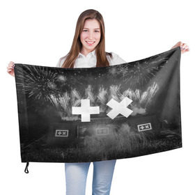 Флаг 3D с принтом Martin Garrix Collection в Курске, 100% полиэстер | плотность ткани — 95 г/м2, размер — 67 х 109 см. Принт наносится с одной стороны | 2015 | animals | edm | garrix | martin