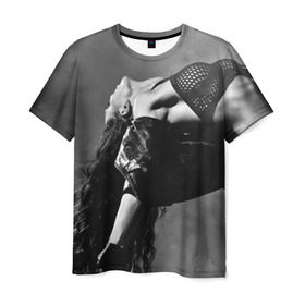 Мужская футболка 3D с принтом Девушка на пилоне в Курске, 100% полиэфир | прямой крой, круглый вырез горловины, длина до линии бедер | девушка | красивая | на пилоне | страстная | танец