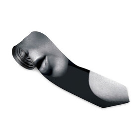 Галстук 3D с принтом Девушка в шляпе в Курске, 100% полиэстер | Длина 148 см; Плотность 150-180 г/м2 | бриллиант | девушка | красивая | серьга | шляпа