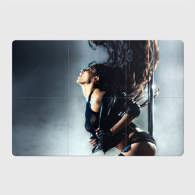 Магнитный плакат 3Х2 с принтом Девушка на пилоне в Курске, Полимерный материал с магнитным слоем | 6 деталей размером 9*9 см | Тематика изображения на принте: девушка | красивая | пилон | страсть | танец