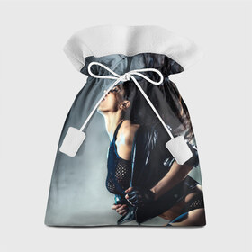 Подарочный 3D мешок с принтом Девушка на пилоне в Курске, 100% полиэстер | Размер: 29*39 см | Тематика изображения на принте: девушка | красивая | пилон | страсть | танец