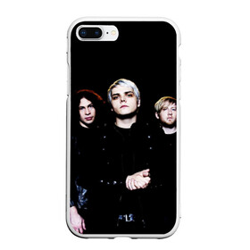 Чехол для iPhone 7Plus/8 Plus матовый с принтом My Chemical Romance в Курске, Силикон | Область печати: задняя сторона чехла, без боковых панелей | anthony | black parade | bob bryar | famous last words | frank | gerard | james dewees | matt pelissier | mikey | my chemical romance | ray toro | sing | way | айеро | боб | брайар | деуис | джеймс | джерард уэй | майки | мэтт | пелишьер | рэй | торо | уэ