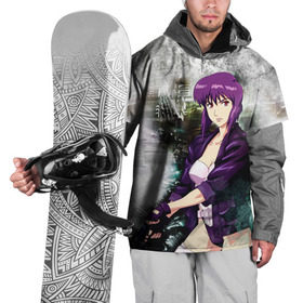 Накидка на куртку 3D с принтом Призрак в доспехах в Курске, 100% полиэстер |  | anime | ghost in the shell | kokaku kidotai | аниме | анимешникам | доспехи | призрак | призрак в доспехах