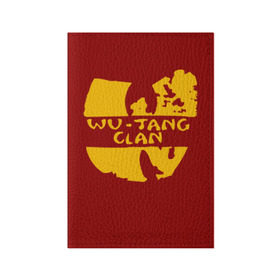 Обложка для паспорта матовая кожа с принтом Wu Tang Clan в Курске, натуральная матовая кожа | размер 19,3 х 13,7 см; прозрачные пластиковые крепления | method man | tang clan | wu tang clan