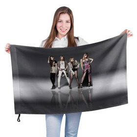 Флаг 3D с принтом K-pop девушки в Курске, 100% полиэстер | плотность ткани — 95 г/м2, размер — 67 х 109 см. Принт наносится с одной стороны | 2ne1 | cl | cl корея | k pop | айдолы | девушка | кей поп | корейская | корейцы | корея | кпоп | попса | южная