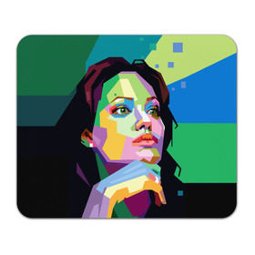 Коврик прямоугольный с принтом Анджелина Джоли в Курске, натуральный каучук | размер 230 х 185 мм; запечатка лицевой стороны | Тематика изображения на принте: angelina jolie | актриса | анджелина джоли | звезда | знаменитость | кино | поп арт | символ