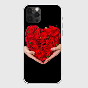 Чехол для iPhone 12 Pro Max с принтом Сердце в руках в Курске, Силикон |  | 8 марта | любовь | подарок | праздник | розы | руки | сердце