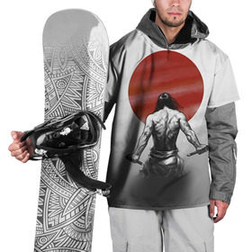 Накидка на куртку 3D с принтом Самурай 1 в Курске, 100% полиэстер |  | борьба | воин | единоборства | путь воина | самураи | самурай