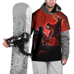 Накидка на куртку 3D с принтом Противостояние в Курске, 100% полиэстер |  | Тематика изображения на принте: борьба | воин | единоборства | путь воина | самураи | самурай