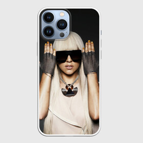 Чехол для iPhone 13 Pro Max с принтом Lady Gaga в Курске,  |  | lady gaga | блондинка | звезда | знаменитость | леди гаага | очки | певица | поп | эпатаж | эпатажная