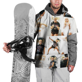Накидка на куртку 3D с принтом Lady Gaga в Курске, 100% полиэстер |  | lady gaga | белая | блондинка | звезда | знаменитость | коллаж | леди гаага | невеста | палец | певица | показывает | поп | свадьба | средний | фата | черная | эпатаж | эпатажная