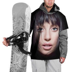 Накидка на куртку 3D с принтом Lady Gaga в Курске, 100% полиэстер |  | 