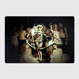 Магнитный плакат 3Х2 с принтом Lady Gaga в Курске, Полимерный материал с магнитным слоем | 6 деталей размером 9*9 см | 