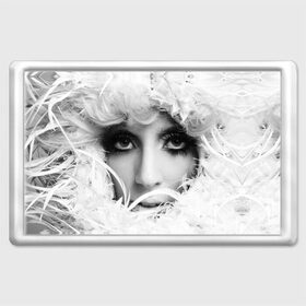 Магнит 45*70 с принтом Lady Gaga в Курске, Пластик | Размер: 78*52 мм; Размер печати: 70*45 | Тематика изображения на принте: lady gaga | белые | блондинка | звезда | знаменитость | леди гаага | певица | перья | поп | эпатаж | эпатажная