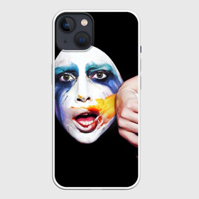 Чехол для iPhone 13 с принтом Lady Gaga в Курске,  |  | lady gaga | взгляд | звезда | знаменитость | леди гаага | певица | поп | портрет | эпатаж | эпатажная