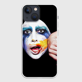 Чехол для iPhone 13 mini с принтом Lady Gaga в Курске,  |  | lady gaga | взгляд | звезда | знаменитость | леди гаага | певица | поп | портрет | эпатаж | эпатажная