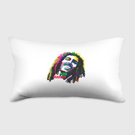 Подушка 3D антистресс с принтом Bob Marley в Курске, наволочка — 100% полиэстер, наполнитель — вспененный полистирол | состоит из подушки и наволочки на молнии | 2016 | арт | дизайн | зд | объем | поп | портреты