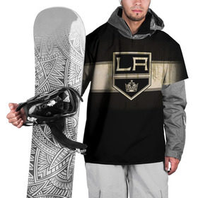 Накидка на куртку 3D с принтом Лос-Анджелес Кингз в Курске, 100% полиэстер |  | nhl | лос анджелес кингз | нхл | хоккеист | хоккей