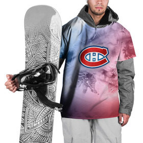 Накидка на куртку 3D с принтом Монреаль Канадиенс 1 в Курске, 100% полиэстер |  | nhl | монреаль канадиенс | нхл | хоккеист | хоккей