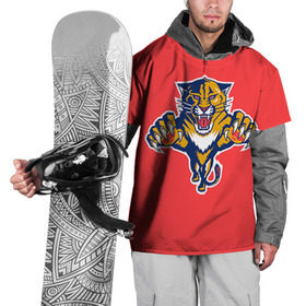 Накидка на куртку 3D с принтом Флорида Пантерз в Курске, 100% полиэстер |  | nhl | нхл | флорида пантерз | хоккеист | хоккей