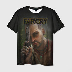 Мужская футболка 3D с принтом FarCry в Курске, 100% полиэфир | прямой крой, круглый вырез горловины, длина до линии бедер | 