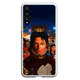 Чехол для Honor 20 с принтом Michael Jackson в Курске, Силикон | Область печати: задняя сторона чехла, без боковых панелей | Тематика изображения на принте: майкл джексон