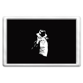 Магнит 45*70 с принтом Michael Jackson в Курске, Пластик | Размер: 78*52 мм; Размер печати: 70*45 | майкл джексон