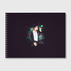 Альбом для рисования с принтом Michael Jackson в Курске, 100% бумага
 | матовая бумага, плотность 200 мг. | майкл джексон